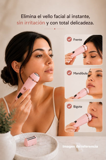Depiladora Femenina 2 en 1 Recargable